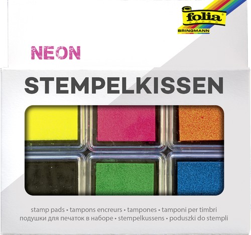 Folia stempelkissen set - folia, "neon"