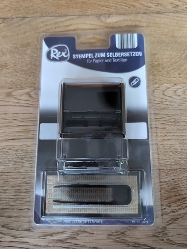 Stempel zum selbersetzen - zum, rex