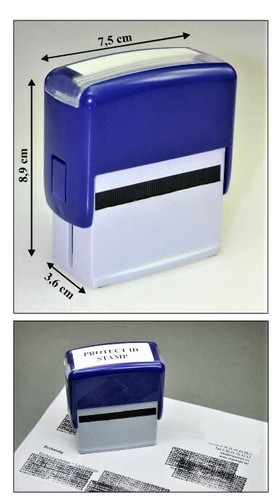 Datenschutz stempel - id,
