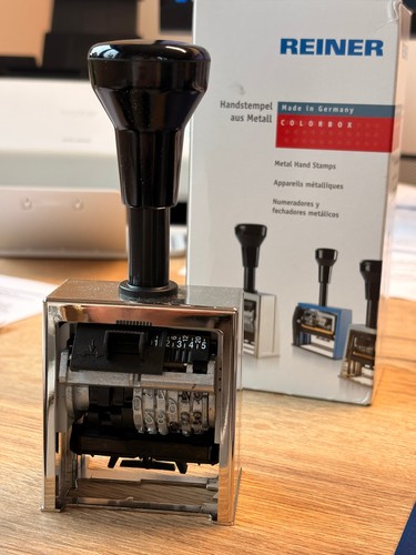 Reiner handstempel black - handstempel,
