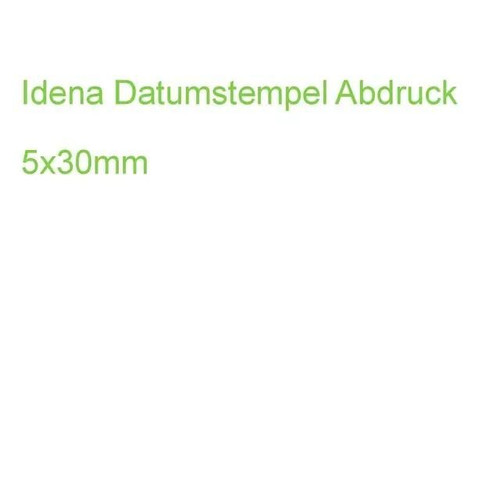 Idena datumsstempel 5x30mm - 5x30mm,
