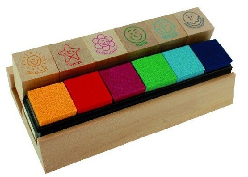 Lehrer stempel set mit - stempel,