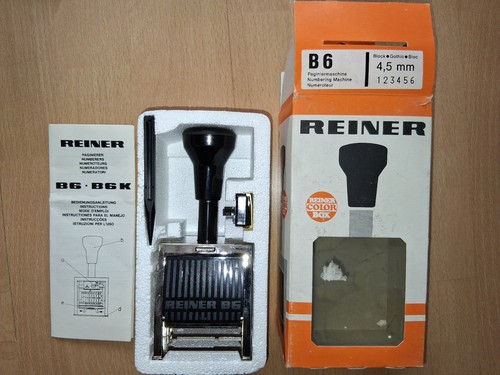 Reiner paginiermaschiene - reiner, b6