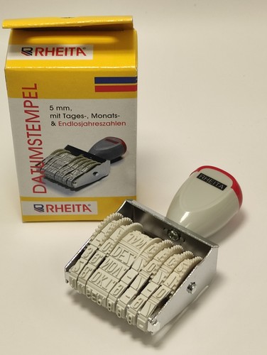Datumstempel datum stempel 5mm - stempel,