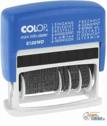 Datumstempel colop mit - datumstempel,
