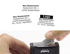 Stempelplatte Textplatte