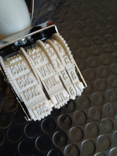 Stempel mit datum - mit,