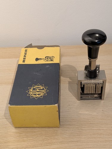 Reiner nummerierstempel metall - reiner,