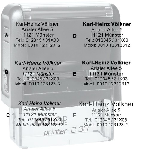 Adressstempel firmenstempel - adressstempel,