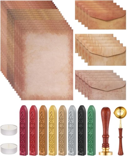 Vintage briefpapier set - briefpapier, 42