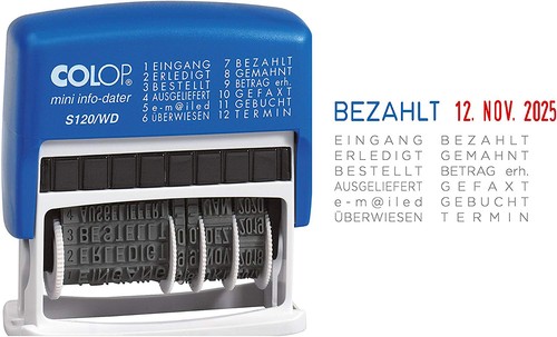 Colop wortbandstempel mini - colop,