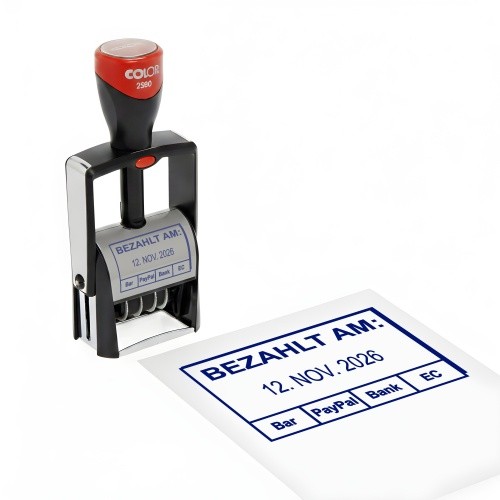 Datumsstempel stempel bezahlt - datumsstempel,