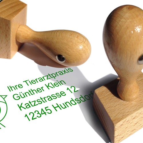 Stempel holzstempel bis - stempel,