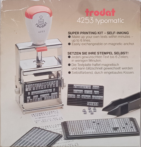 Trodat 4253 typomatic - 4253, stempel